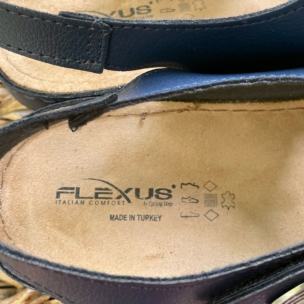 New Spring Step Flexus Navy Blue Hook & Loop Clos… - image 6